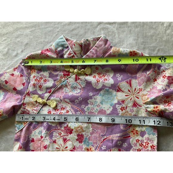 Tonglehui Girl's Linen and Cotton summer Chinese dress size 3 - Picture 6 of 10